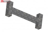 Suporte de Calha para Arco de Estufa
